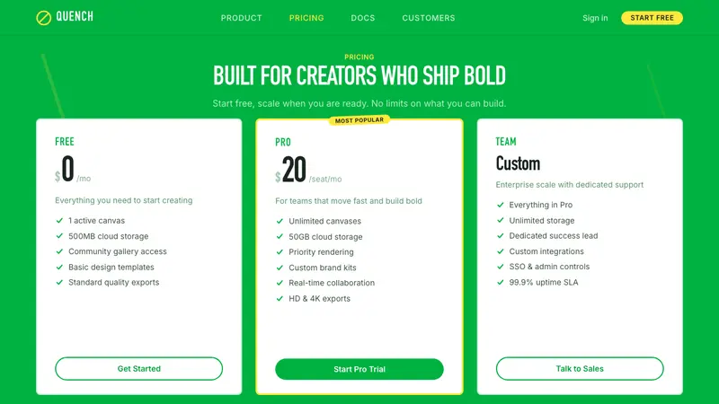 Sprite — Obey Your Thirst — Web · pricing