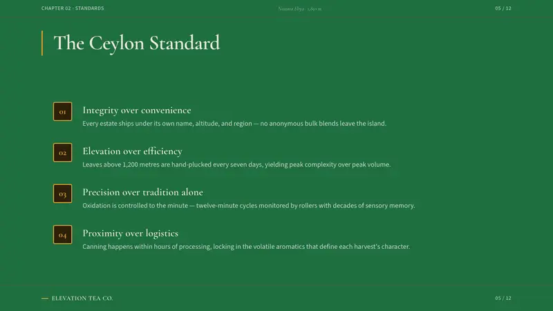 Sri Lanka Ceylon Tea Modern — Slides · content
