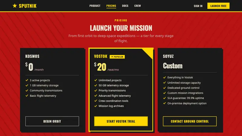 Soviet Space Program — Web · pricing