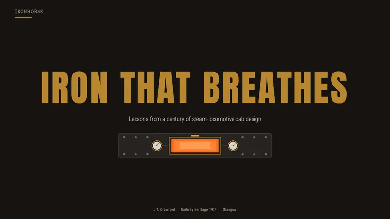 Steam Locomotive — Slides · cover