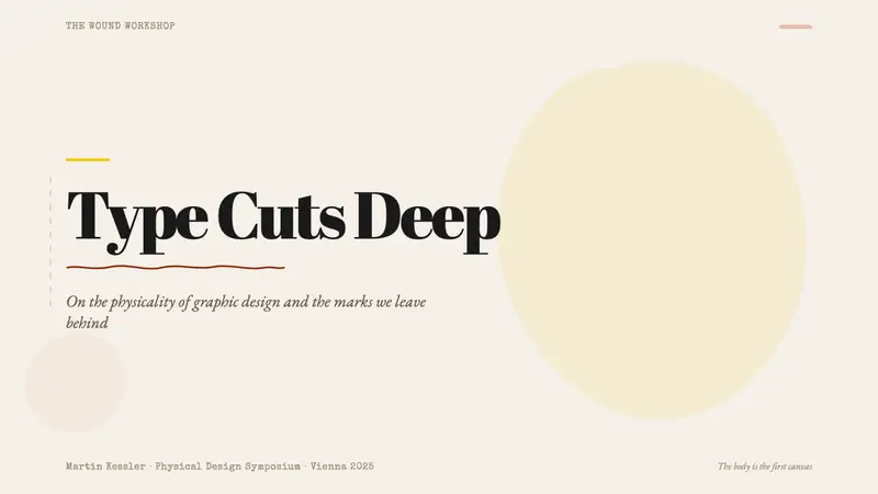 Stefan Sagmeister — Slides · cover