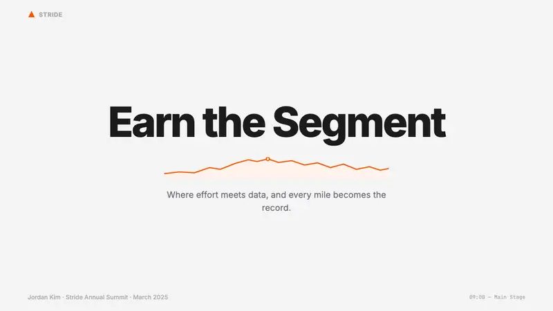 Strava Orange Fitness — Slides · cover