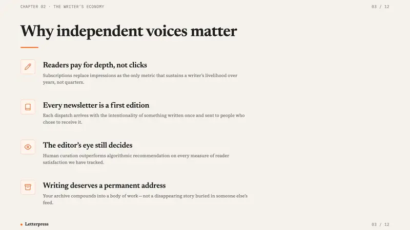 Substack 2023 — Slides · content