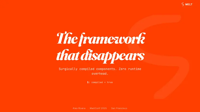 Svelte Compiler Orange — Slides · cover
