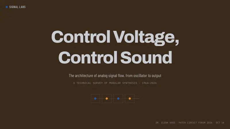 Moog Modular Synth — Slides · cover