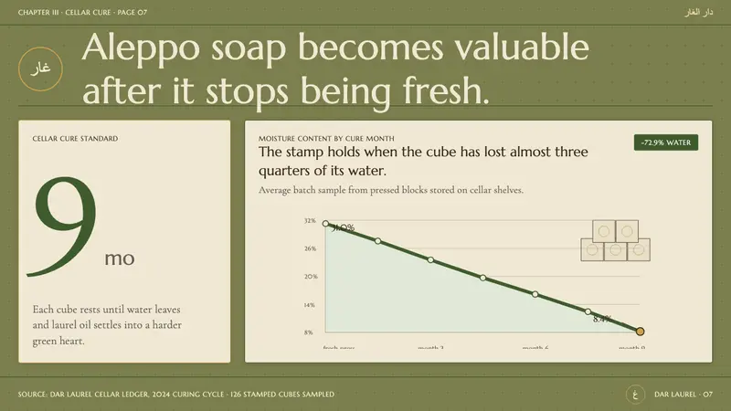 Syrian Aleppo Laurel Soap — Slides · data