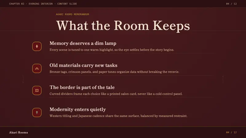 Taishō Roman — Slides · content