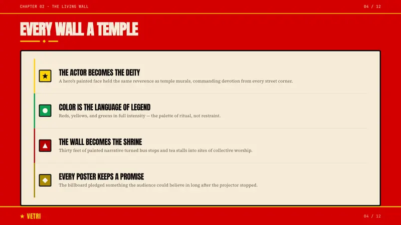 Tamil Cinema Poster (MGR era) — Slides · content