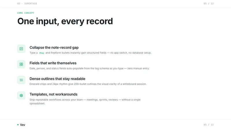 Tana Supertags — Slides · content
