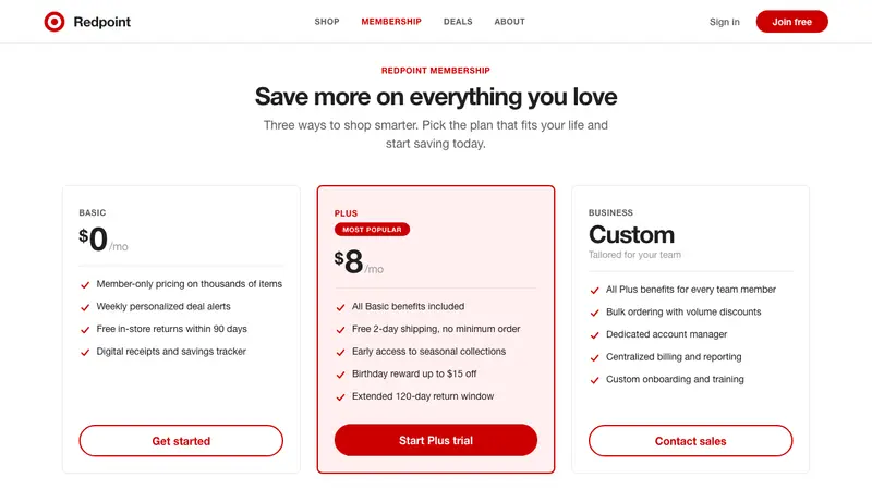 Target — Bullseye Red — Web · pricing