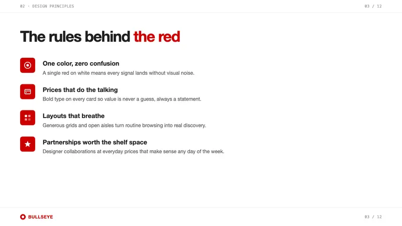 Target — Bullseye Red — Slides · content