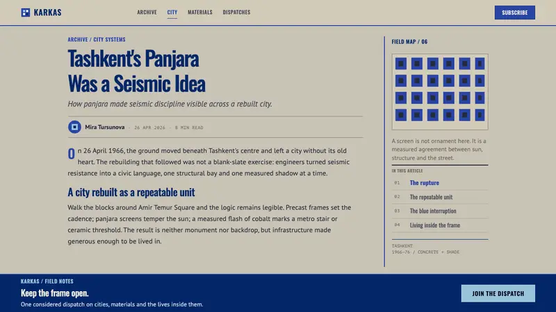 Tashkent Seismic Modernism — Web · article