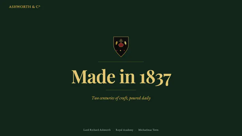 Tea Tin (Twinings 1837) — Slides · cover