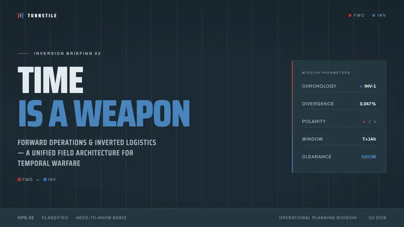 Tenet (2020 Inversion) — Slides · cover