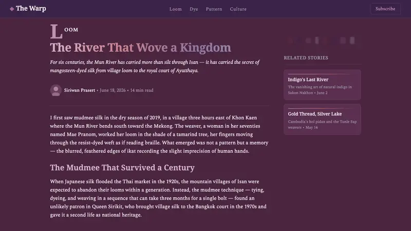Thai Mangosteen Silk — Web · article