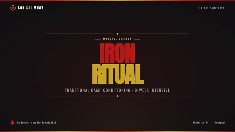 Muay Thai Camp Banner — Slides · cover