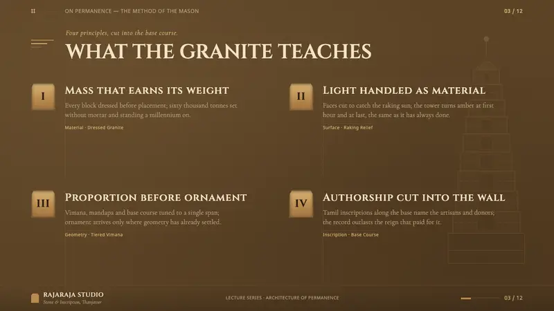 Brihadeeswarar Temple Granite — Slides · content