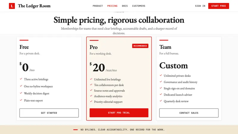 The Economist (Red-Banner) — Web · pricing
