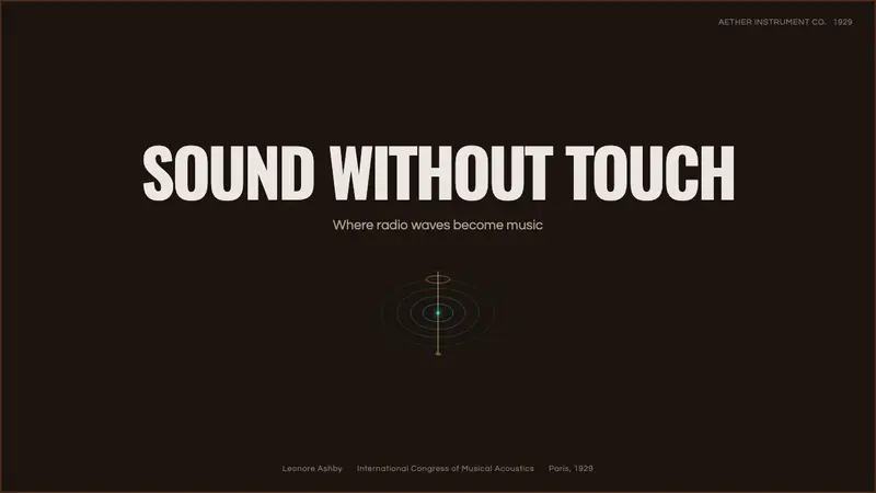 Theremin — Slides · cover