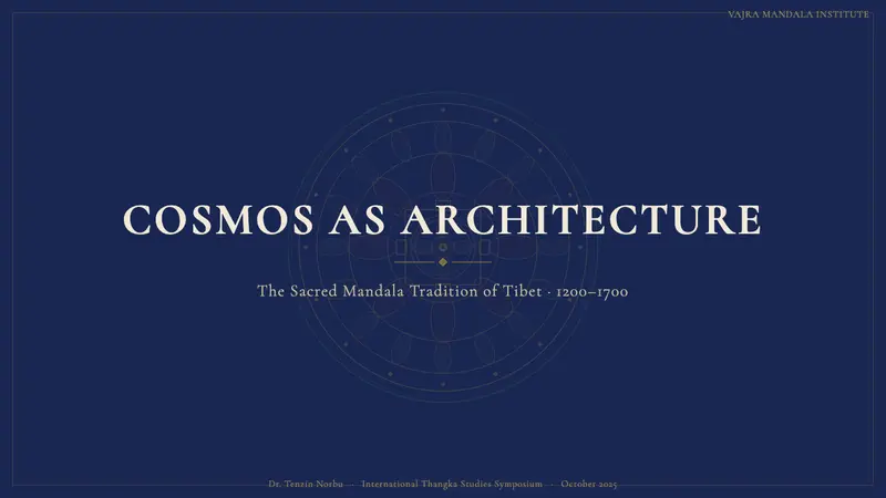 Tibetan Thangka Mandala (1500) — Slides · cover