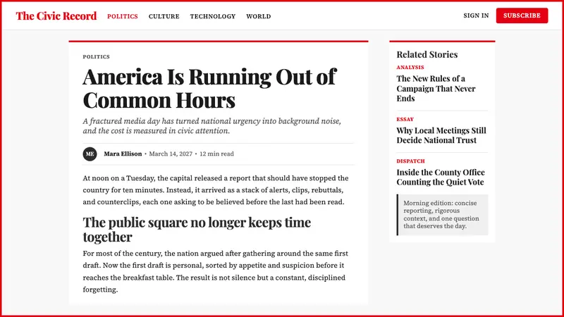 TIME Magazine — Web · article