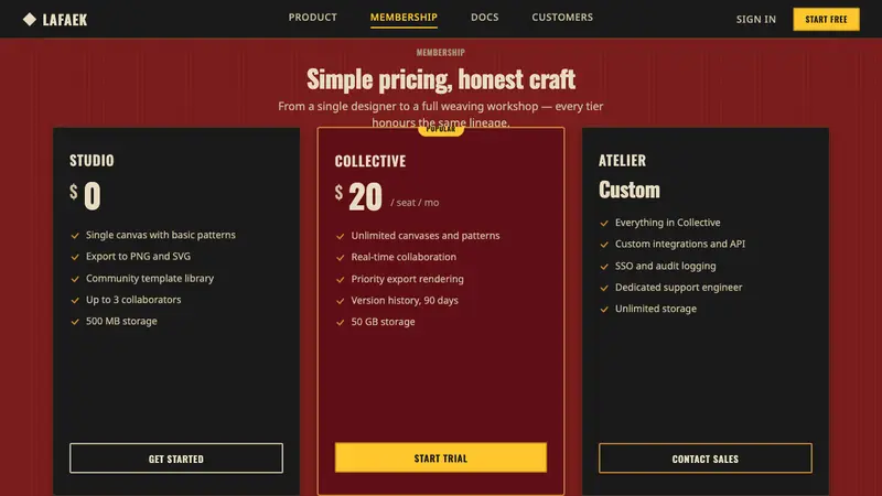 Timor-Leste Tais Buna — Web · pricing