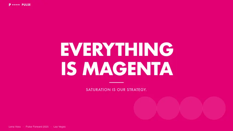 T-Mobile Magenta — Slides · cover