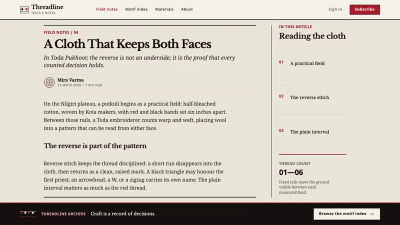 Toda Pukhoor — Web · article