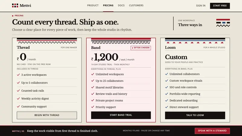 Toda Pukhoor — Web · pricing
