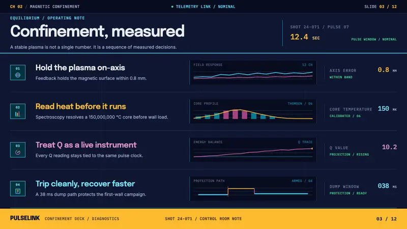 Tokamak Confinement Deck — Slides · content
