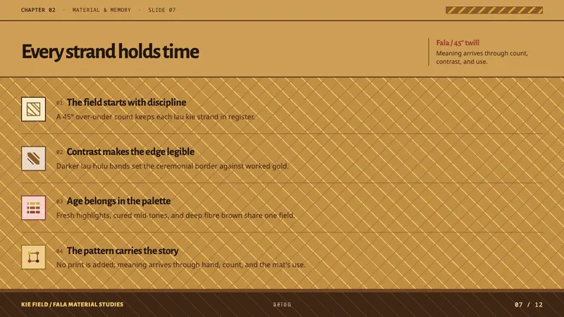 Tokelau Fala Mat — Slides · content