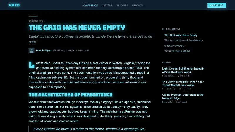 Tron Grid (1982) — Web · article