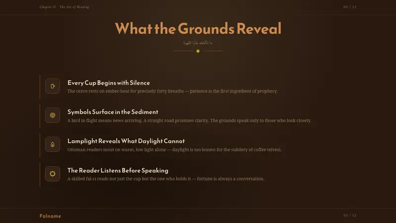 Turkish Coffee Fortune — Slides · content