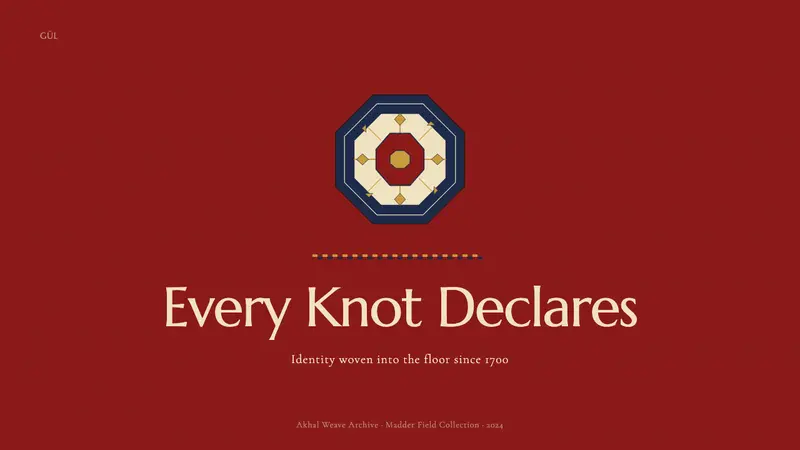 Turkmen Tekke Carpet (Gül Medallion) — Slides · cover