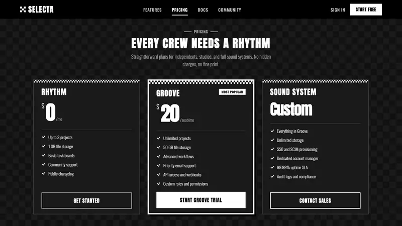 2 Tone Ska — Web · pricing