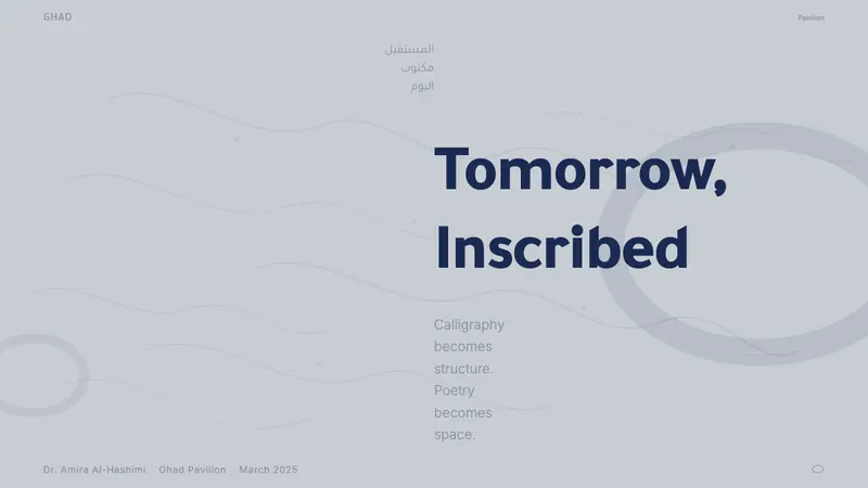 Dubai Museum of the Future — Slides · cover