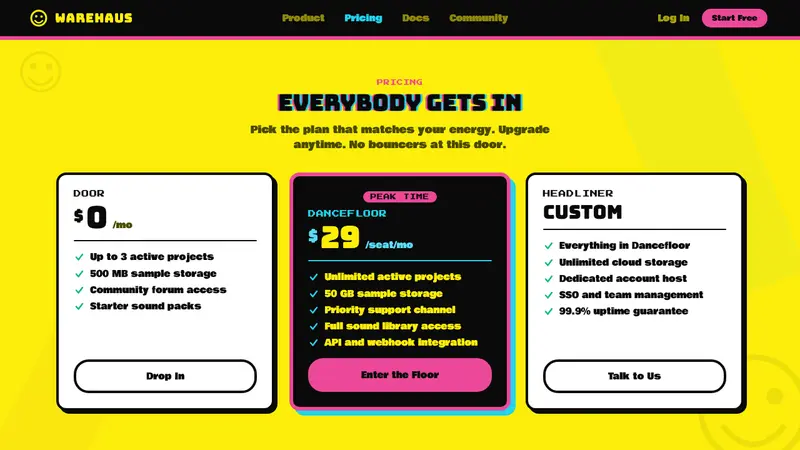 UK Acid House (1989) — Web · pricing