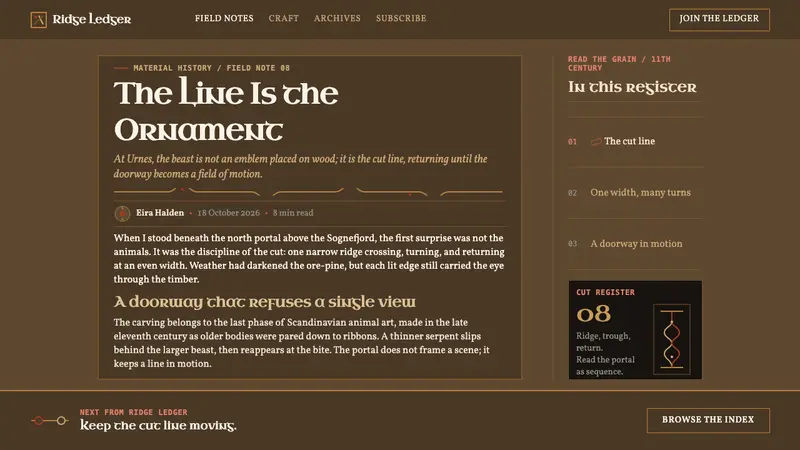 Urnes Ribbon Beast — Web · article