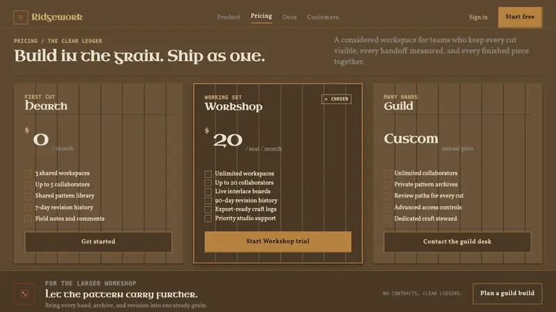 Urnes Ribbon Beast — Web · pricing