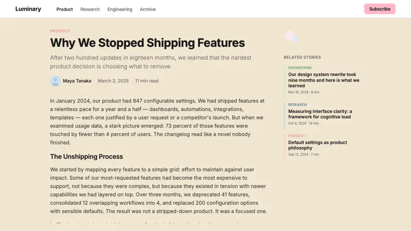 Vaporware Future Product Render — Web · article