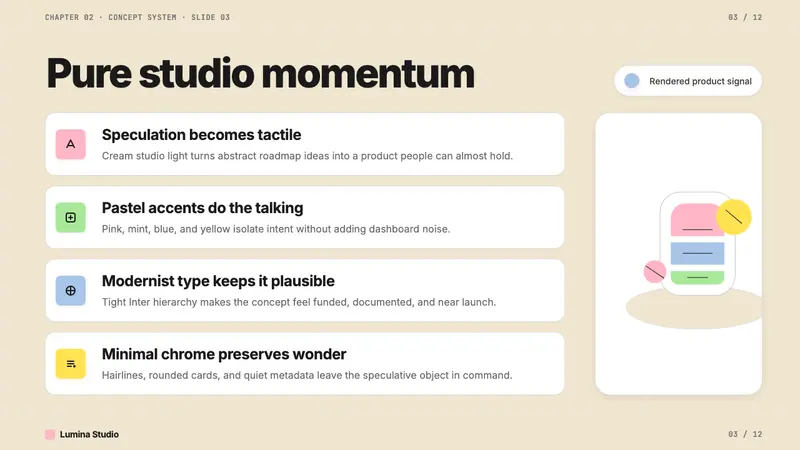 Vaporware Future Product Render — Slides · content