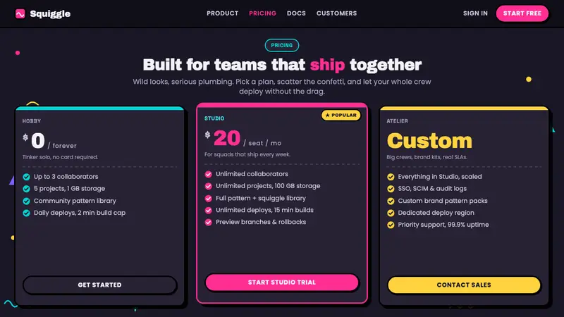 Memphis Web Pattern Revival — Web · pricing