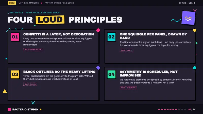 Memphis Web Pattern Revival — Slides · content