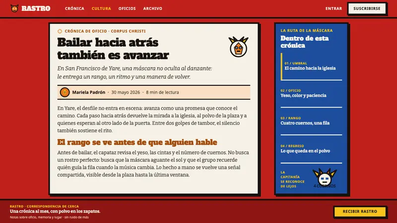 Diablos de Yare — Web · article