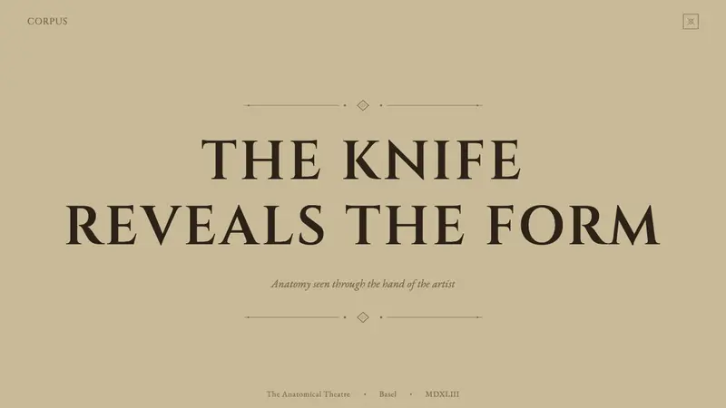 Vesalius Anatomy — Slides · cover