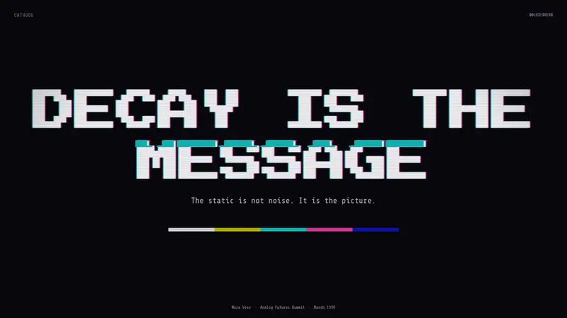 VHS Glitch Tape — Slides · cover