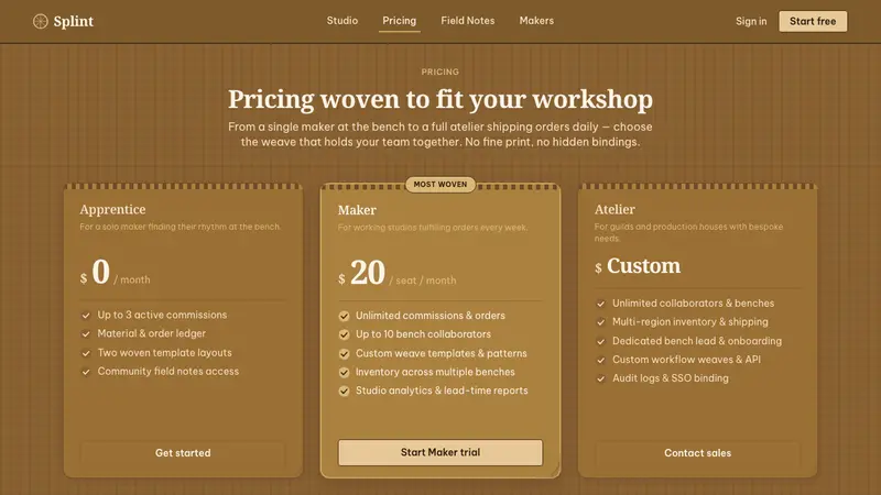 Vietnamese Bamboo Basketry — Web · pricing