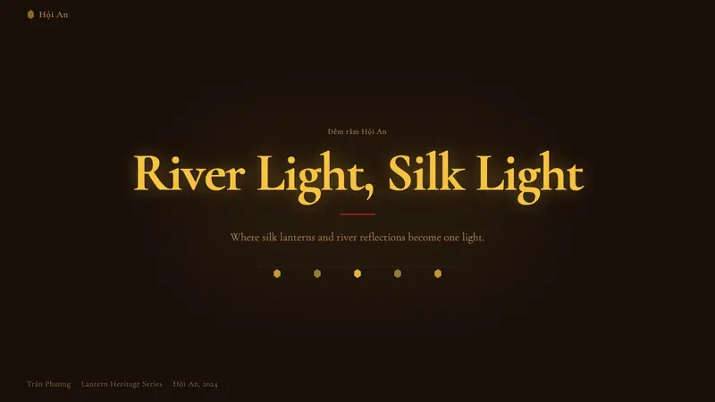 Hoi An Lantern Yellow — Slides · cover