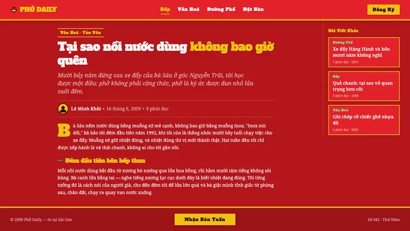 Vietnamese Pho Street Cart — Web · article