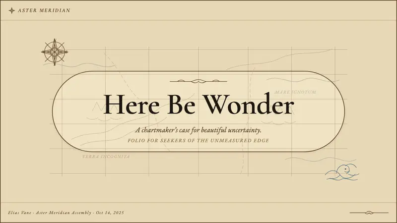 Vintage Cartography — Slides · cover
